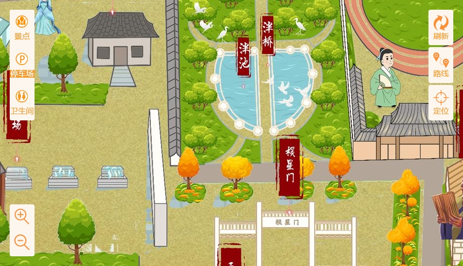 延安手绘地图景区语音讲解导览系统：智慧景区建设的基石